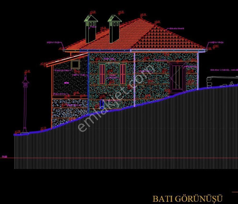 Alanya Tophane'de Deniz Manzaralı Satılık Villa Projeli - Görsel 6