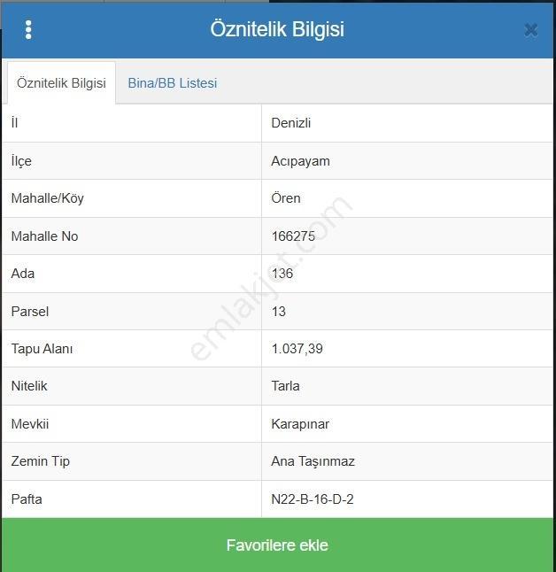 Denizli Acıpayam Ören'de Satılık Arsa - Görsel 3