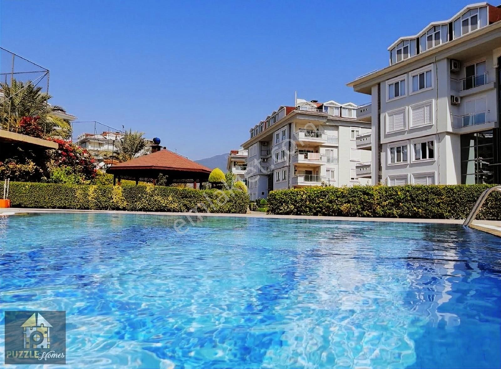 Alanya Oba 1+1 Tam Donanımlı Sitede Satılık Daire - Görsel 14