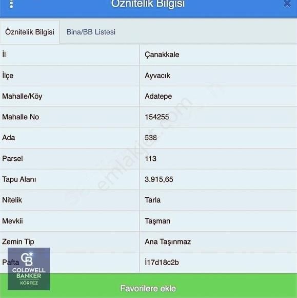 Çanakkale Ayvacıkta Yatırım Fırsatı Köy İmarına Yakın Arsa - Görsel 2