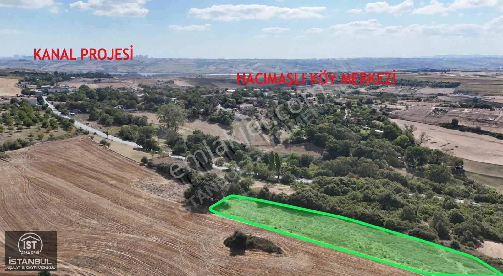 Arnavutköy Hacımaşlı'da Tepe Konumda Köyün Dibinde 3500 M2 Arsa - Görsel 21