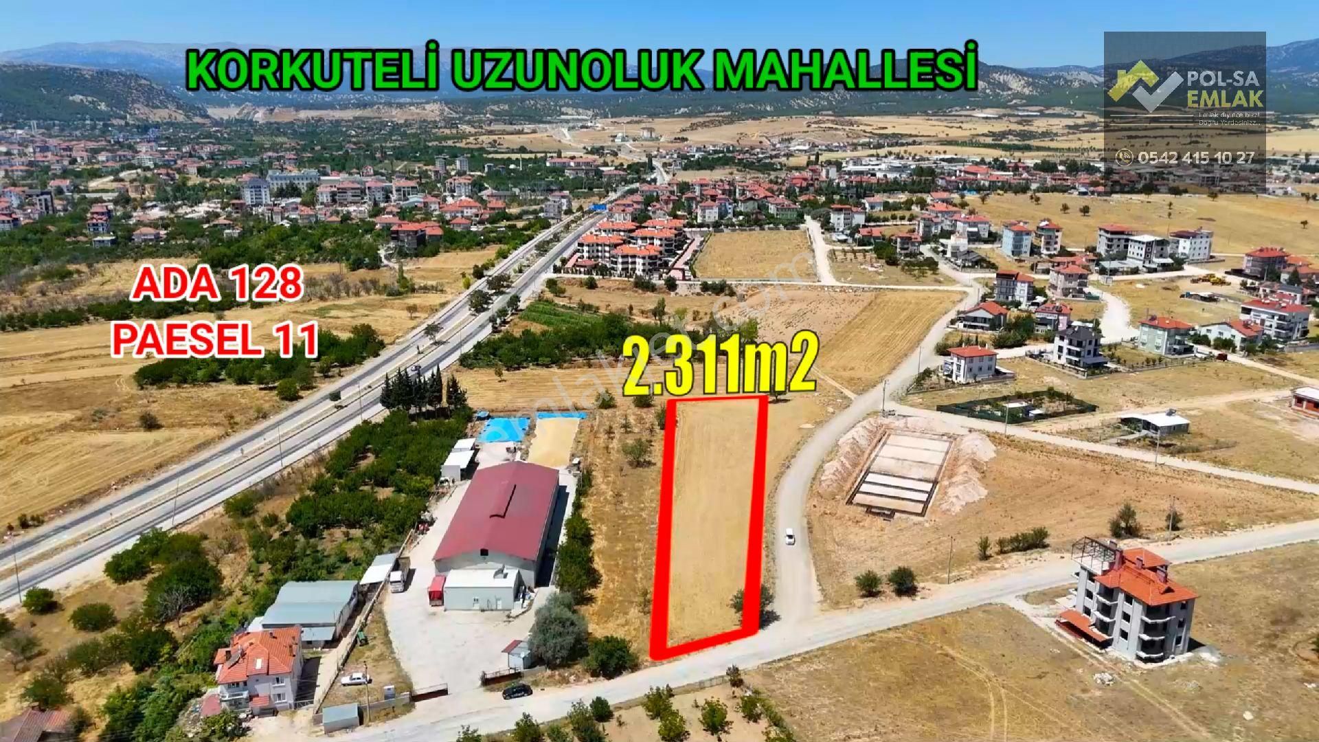 ✅korkuteli✅uzunoluk Mah ✅satılık 2.311m2 Tarla