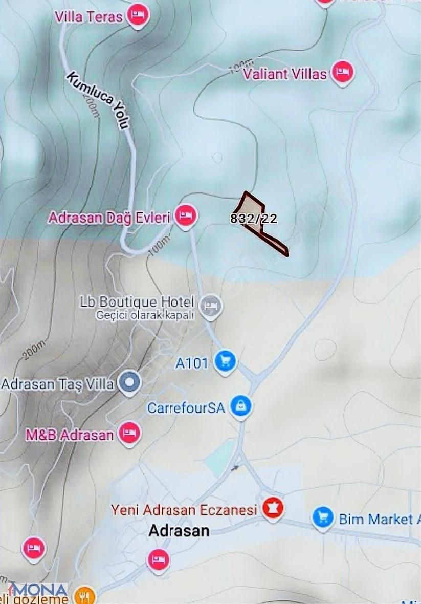 Adrasan Merkezde Satılık 2.000m² Tarla - Görsel 2