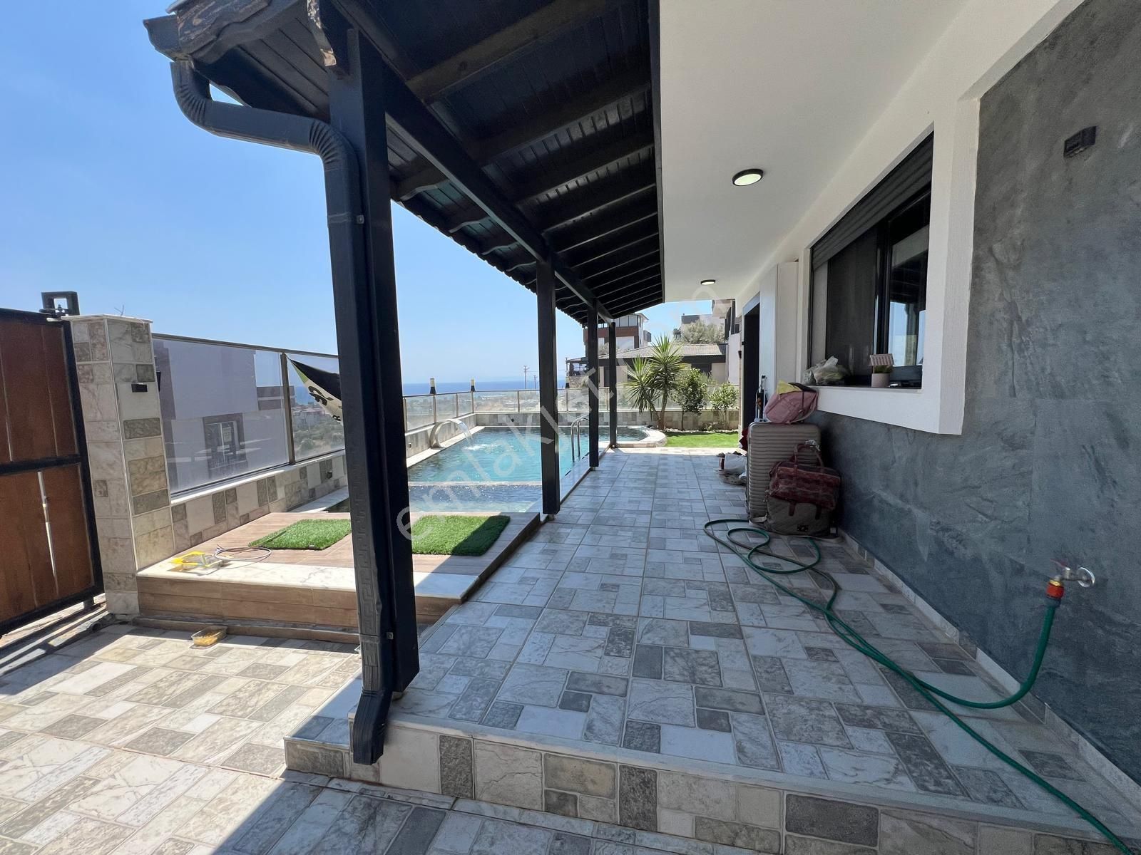 Seferihisar Doğanbey De Full Deniz Manzaralı Ultra Lüks Havuzlu Villa - Görsel 6