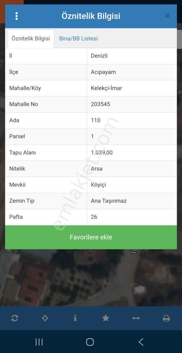 Denizli Acıpayam Kelekçi Mahallesinde Satılık Arsa !!!
