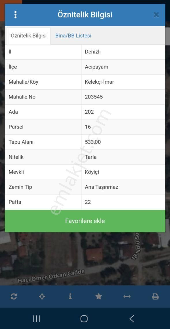 Denizli Acıpayam Kelekçi Mahallesinde Satılık Arsa!!!