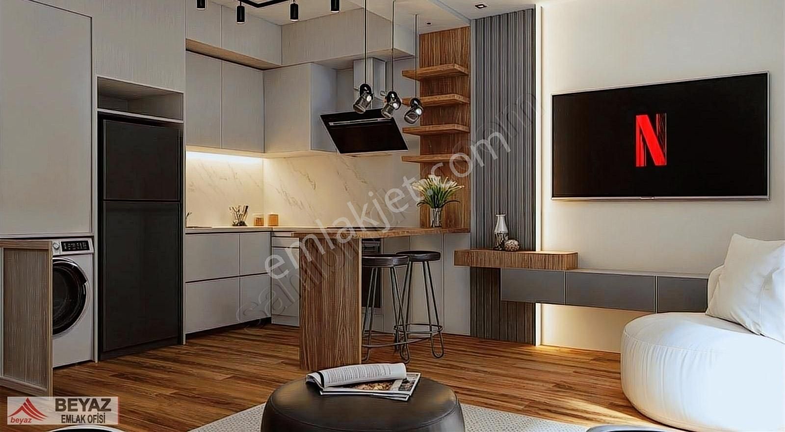 Beyaz Emlak ///eğriköprü Mah. Site İçi 1+1 Full Yapılı Daireler