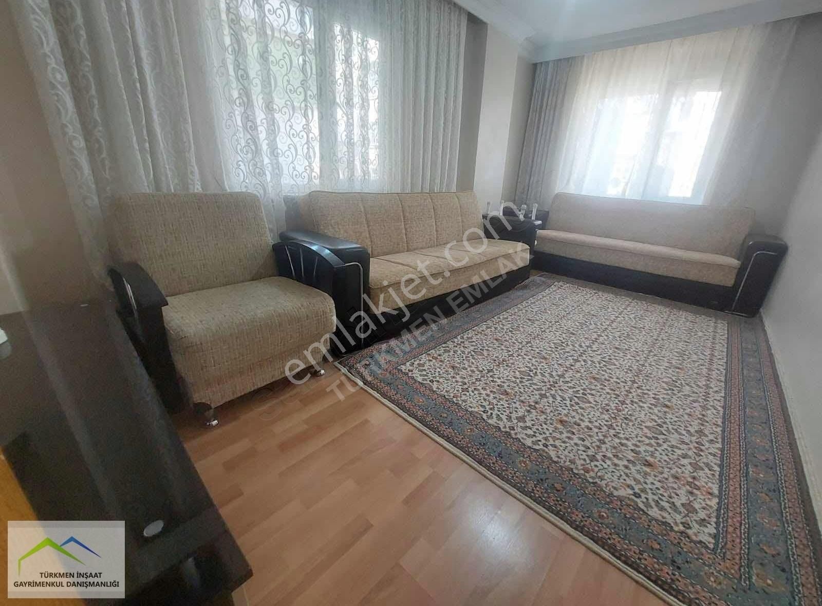 Türkmen Emlaktan Satılık 2+1 Amerikan Mutfaklı Ara Kat Daire