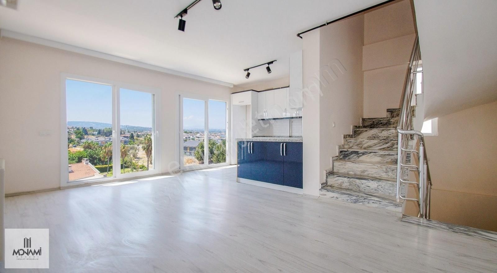 Sahile Yakın Deniz Manzaralı 4+1 238m2 Villa Cepheler Doğa Deniz - Görsel 7