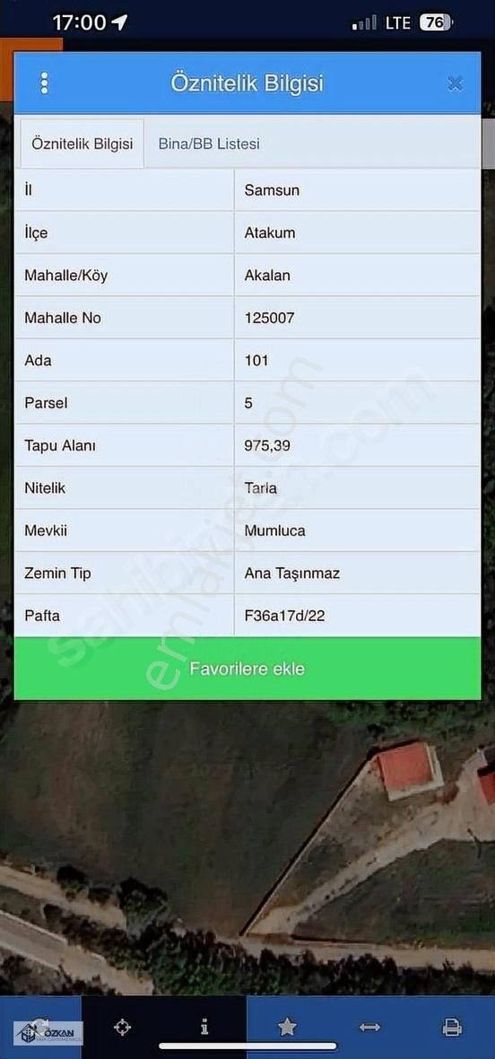 Akalanda Kısmi Deniz Manzaralı Tarla Özkan Yapı Gy' Den
