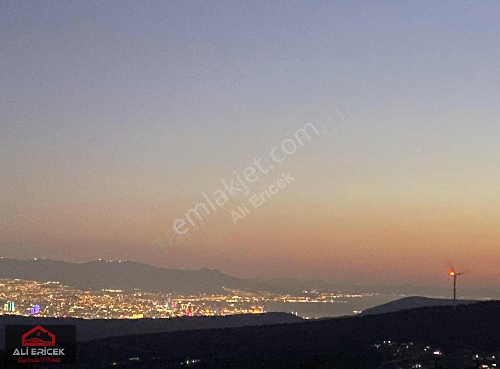 Kemalpaşa Damlacık"ta Elektrik Mevcut Manzaralı Bahçe