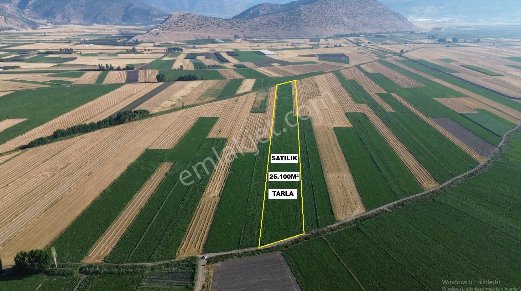 Vip Gayrimenkul'den Mursal Mah. Yol Cepheli 25.100m² Tarla - Görsel 3