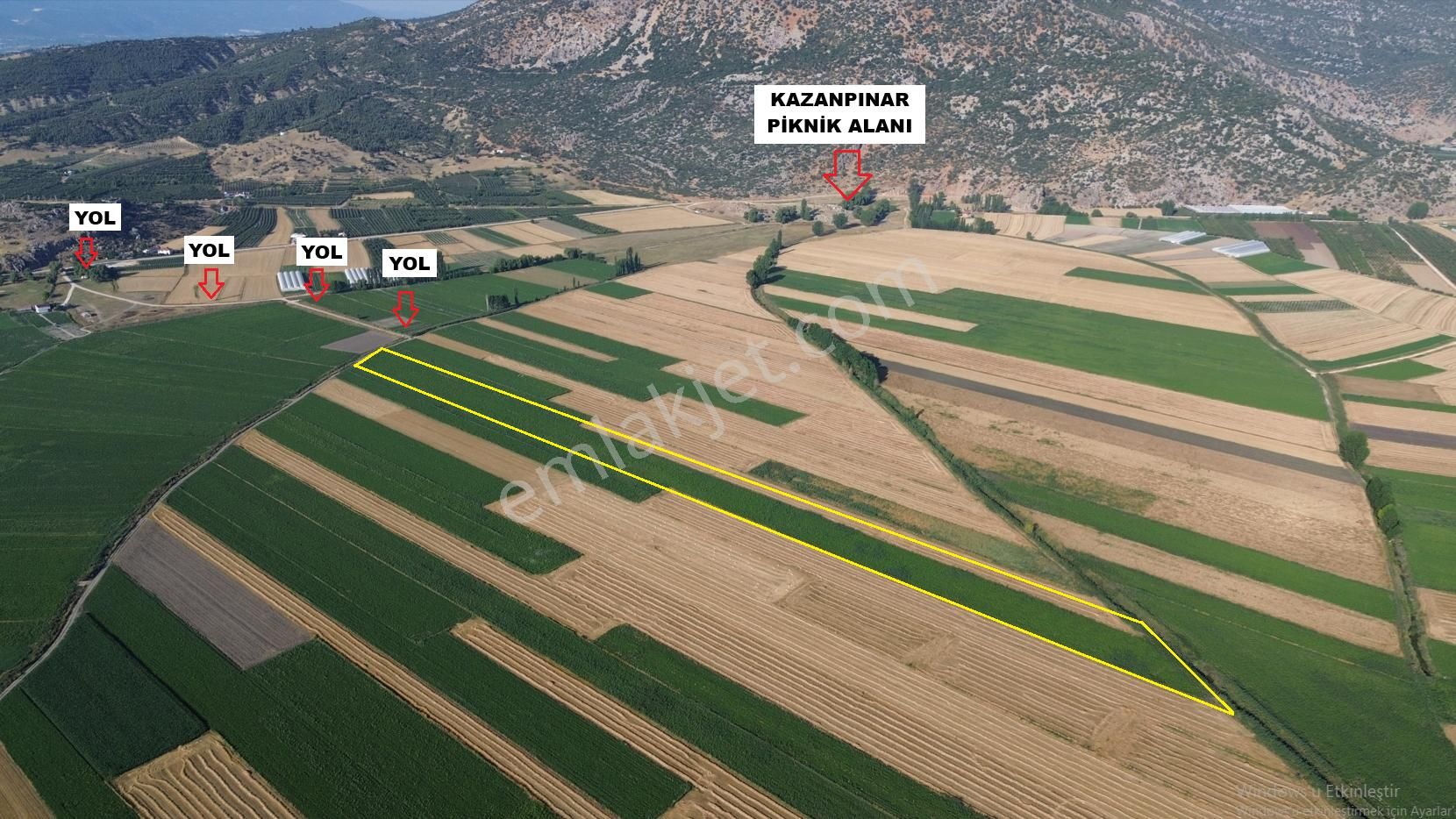 Vip Gayrimenkul'den Mursal Mah. Yol Cepheli 25.100m² Tarla - Görsel 7