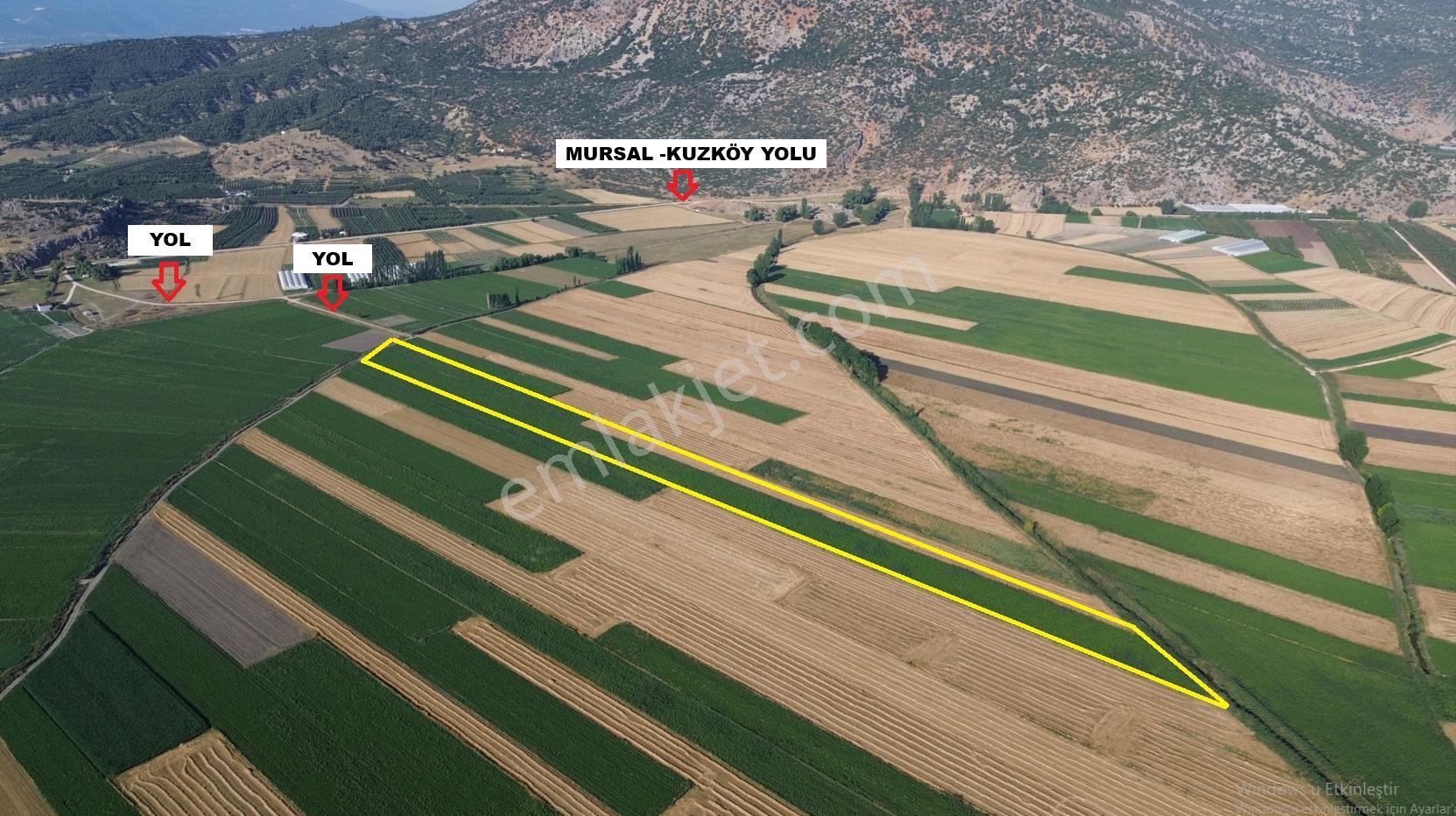 Vip Gayrimenkul'den Mursal Mah. Yol Cepheli 25.100m² Tarla - Görsel 6