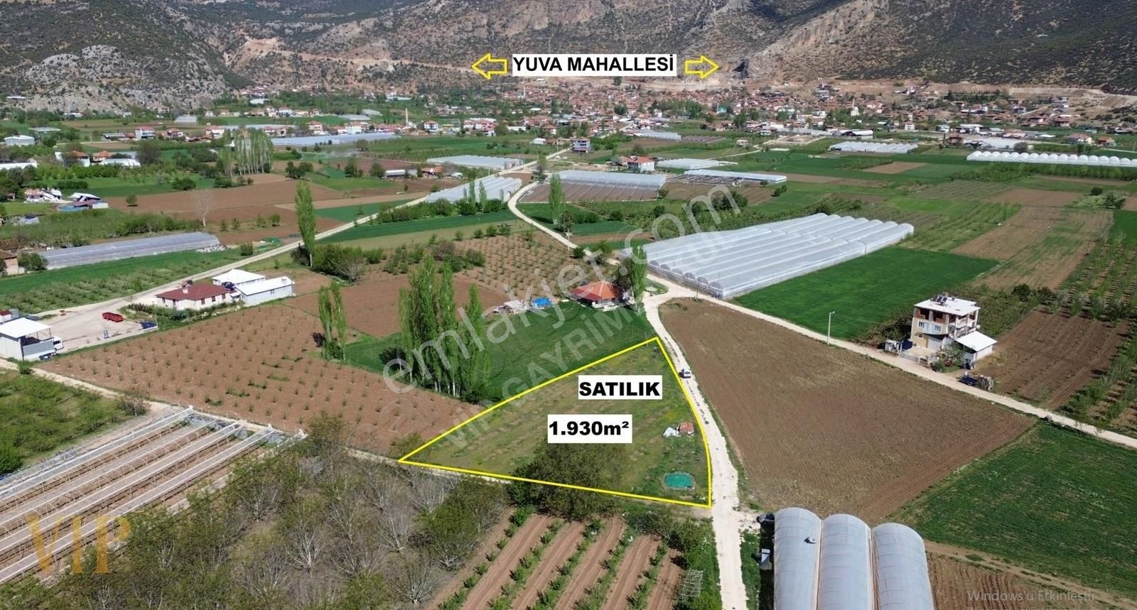 Vip Gayrimenkul'den Yuva Mah. 1.930m²kadastrol Yol Cepheli Arazi - Görsel 4