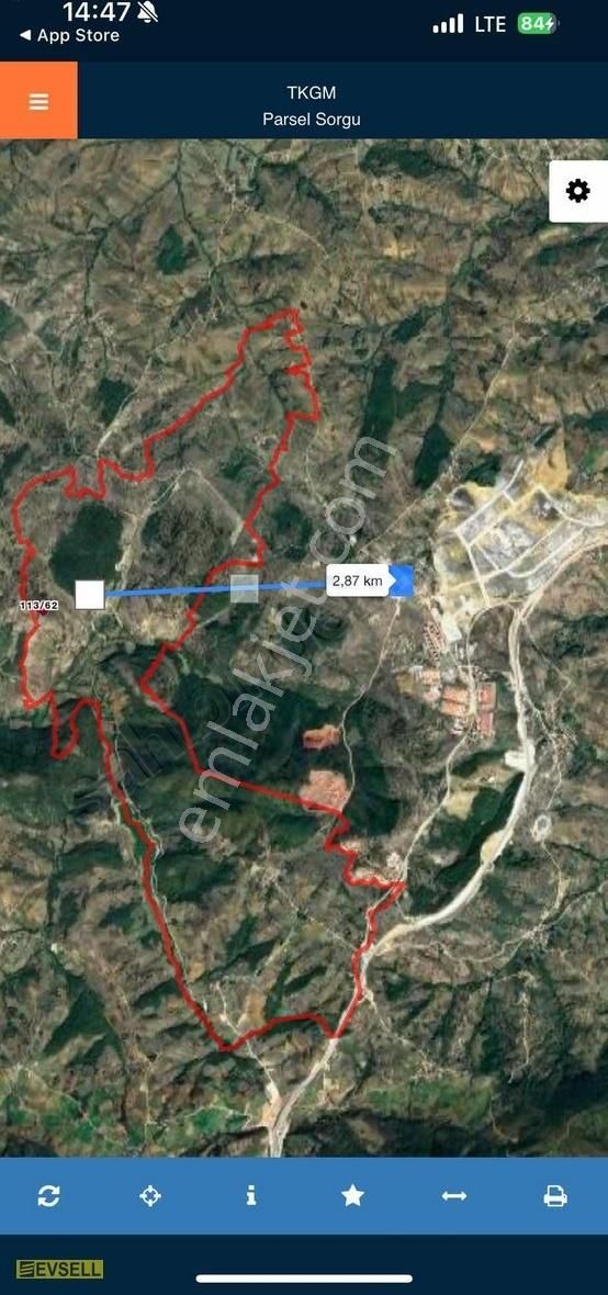 İzmit Sarışeh De Satılık Müstakil Tapulu Tarla