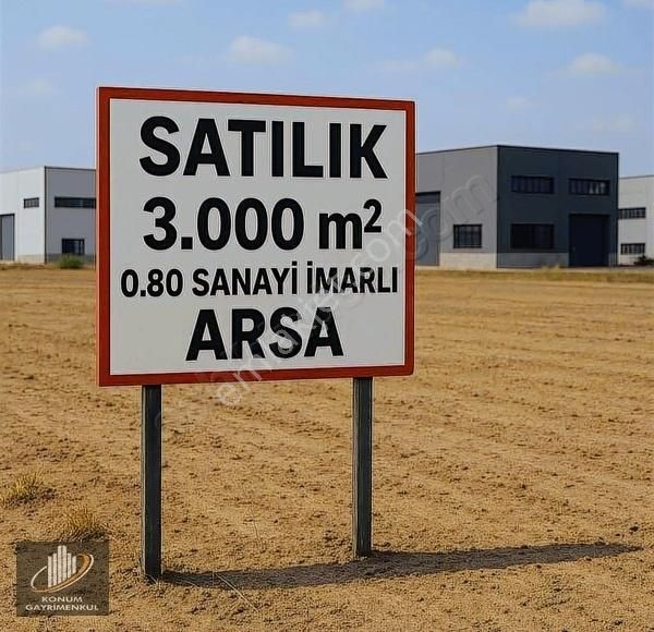 Gebze Bölgesi 3.000 M2 Emsal 0.80 Sanayi İmarlı Satılık Arsa