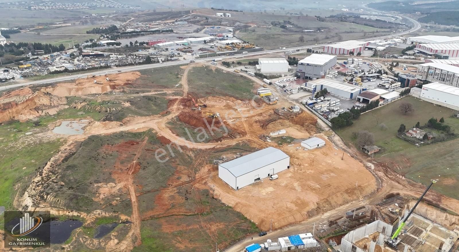 Gebze Mollafenaride Satılık 4300 M2 0,80 Depolama İmarlı Arsa - Görsel 4