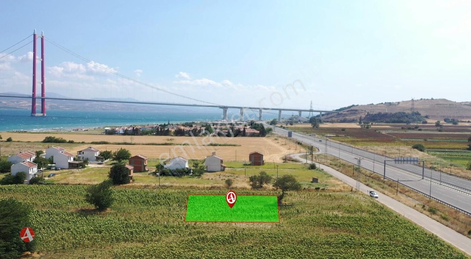 Çanakkale, Gelibolu,sütlüce, Köprü Manzaralı 565 M2, İmarlı Arsa - Görsel 5