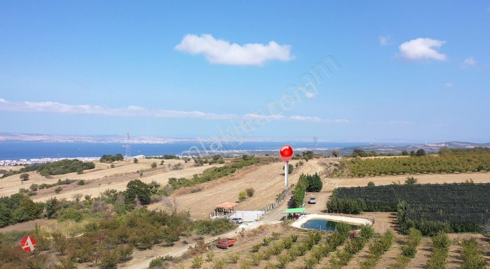 Çanakkale, Lapseki, Kocaveli, Panaromik Boğaz Manzaralı Arazi - Görsel 13