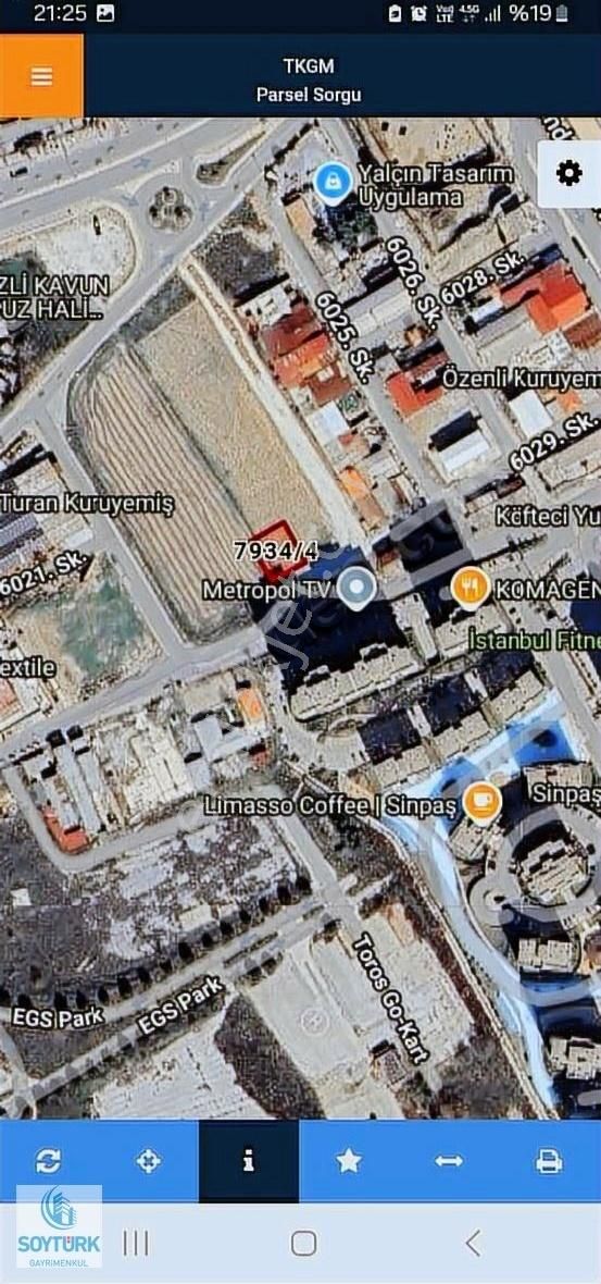 Soytürk'den Kayaköy(bızburunda) Sınpaş Arkası 553 M2 Sanayı Imar