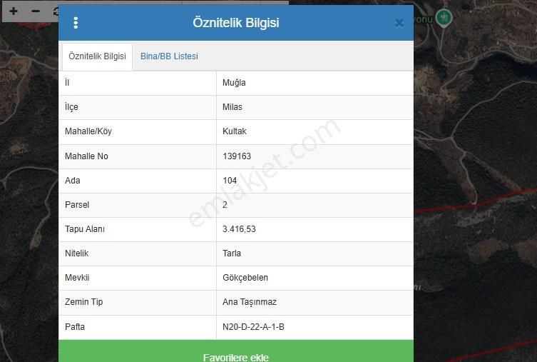 Milas, Kultak, Akbük Koyuna 8km Mesafede Ana Yol Üstü Satılık 3416 M2. Tarla - Görsel 15