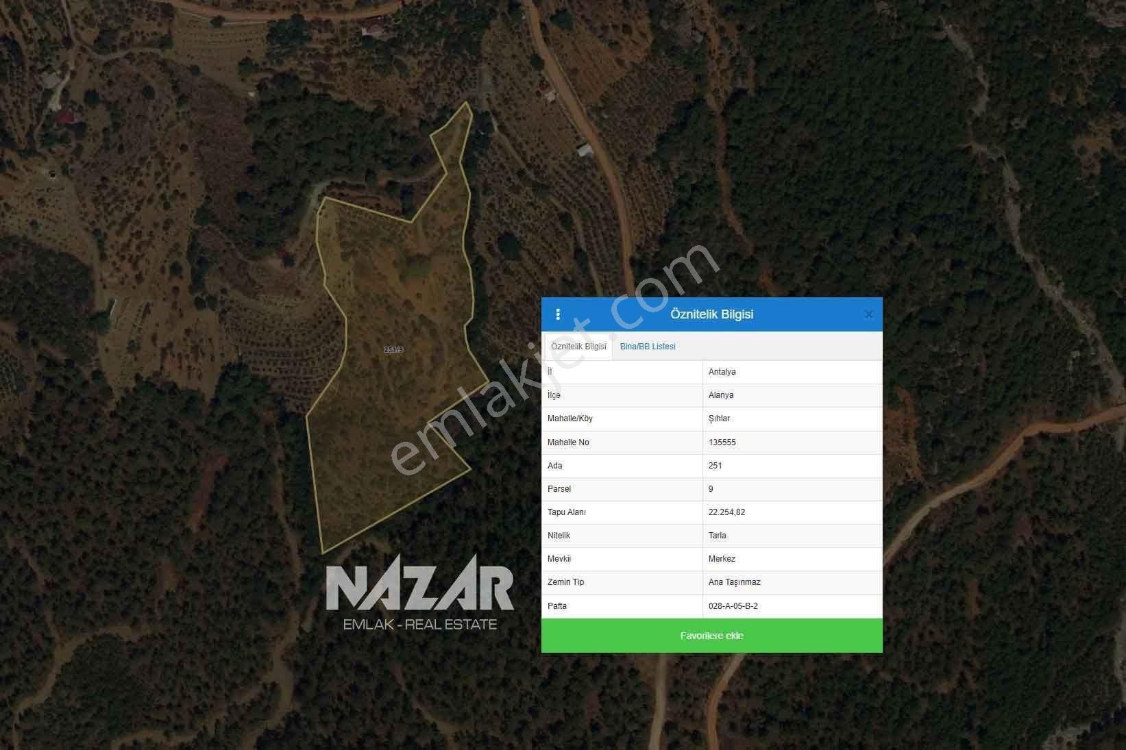 Alanya Şıhlar Köyü'nde 22.255 M² Satılık Tarla - Görsel 17