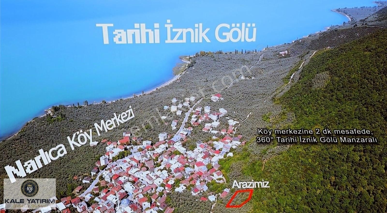Kaleden Narlıcada Köy İçinde 740m²360°göl Manzaralı Hobi Bahçesi - Görsel 2