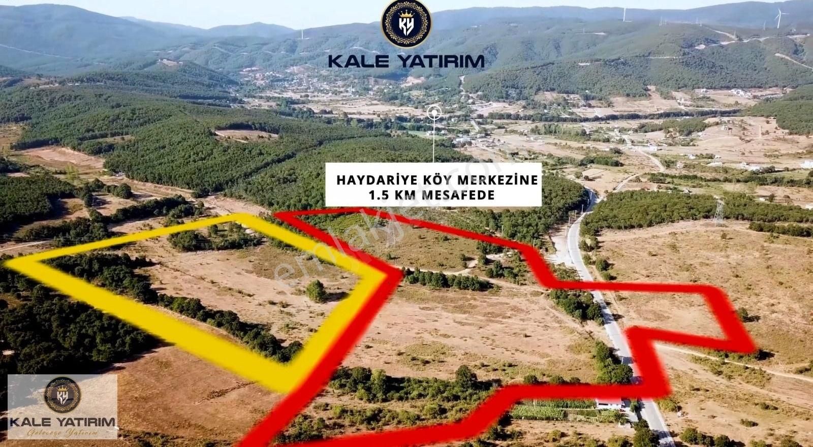 Kaleden Haydariyede 88.669m2 Yola Cepheli Kırsal Turizme Uygun - Görsel 19