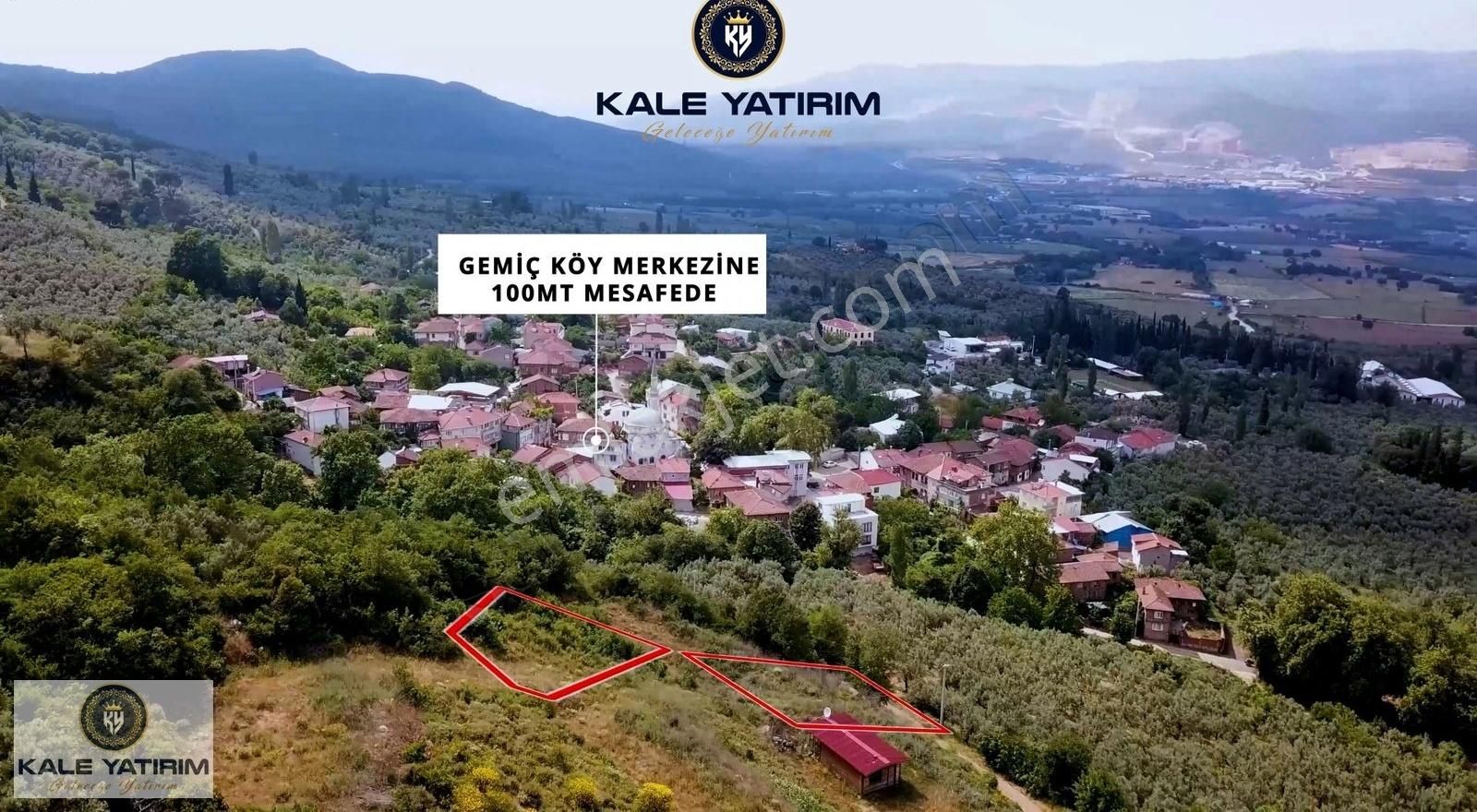 Kaleden Gemiçte Göl Manzaralı Yan Yana 2 Parsel 535m² Elektrik - Görsel 8