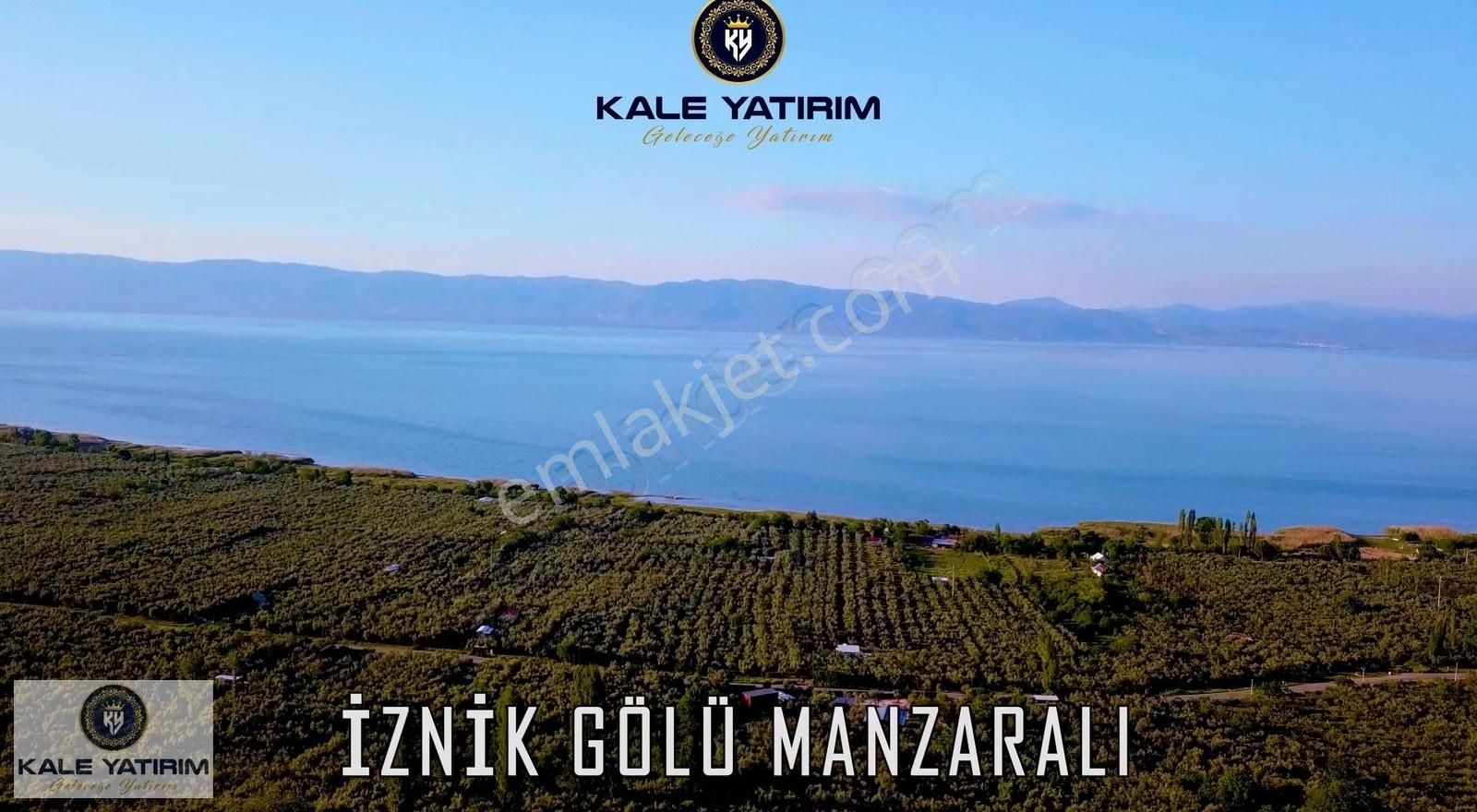 Kaleden Hecelerde 1793m² İznik Gölü Manzaralı Resmi Yola Cepheli - Görsel 3