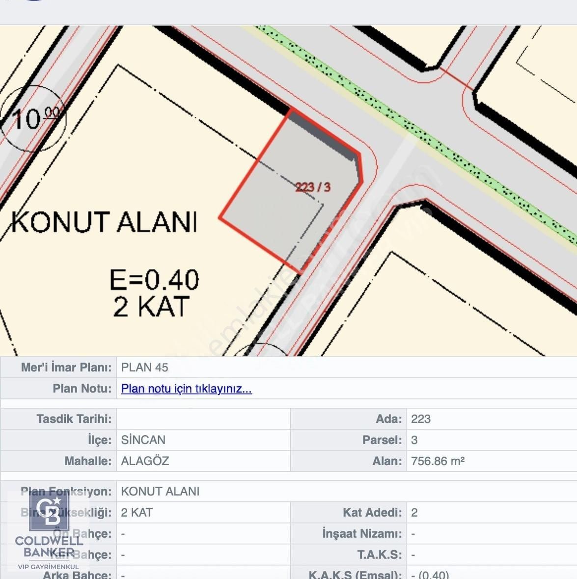 Sincan Temelli Alagöz'de Tek/kök Tapu Konut İmarlı Satılık Arsa - Görsel 5