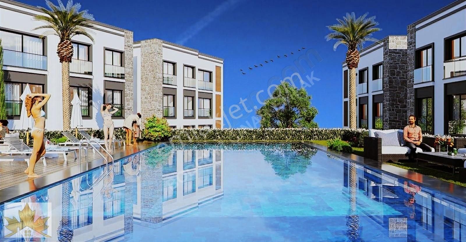 Çınar Emlaktan Mumcularda Havuzlu Sitede Araç Takasa Açık Daire
