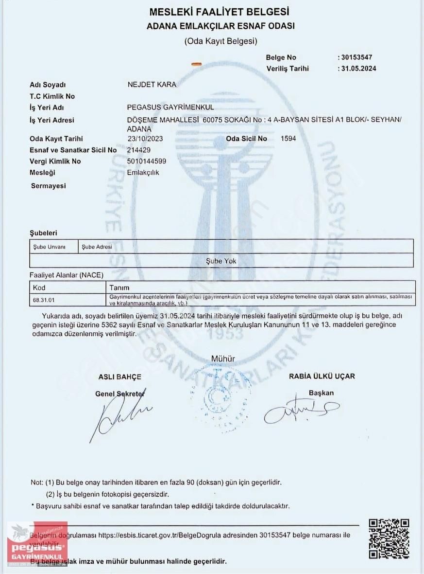 Pegasus'tan Adana Çukurova'da Villa İmarlı Arsa - Görsel 15