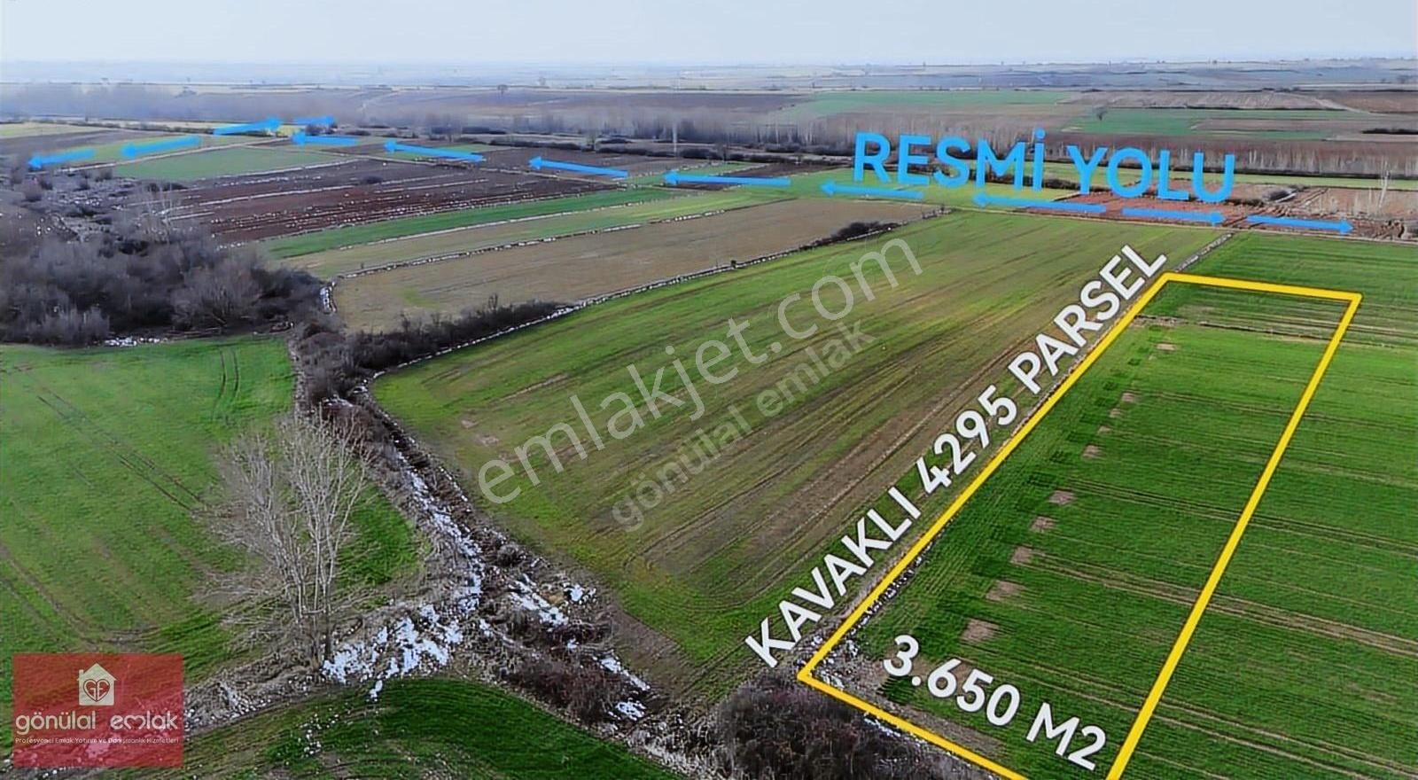 Kırklareli Kavaklı Bağ Bahçe İçin İdeal Sulanabilir 3.650 M2