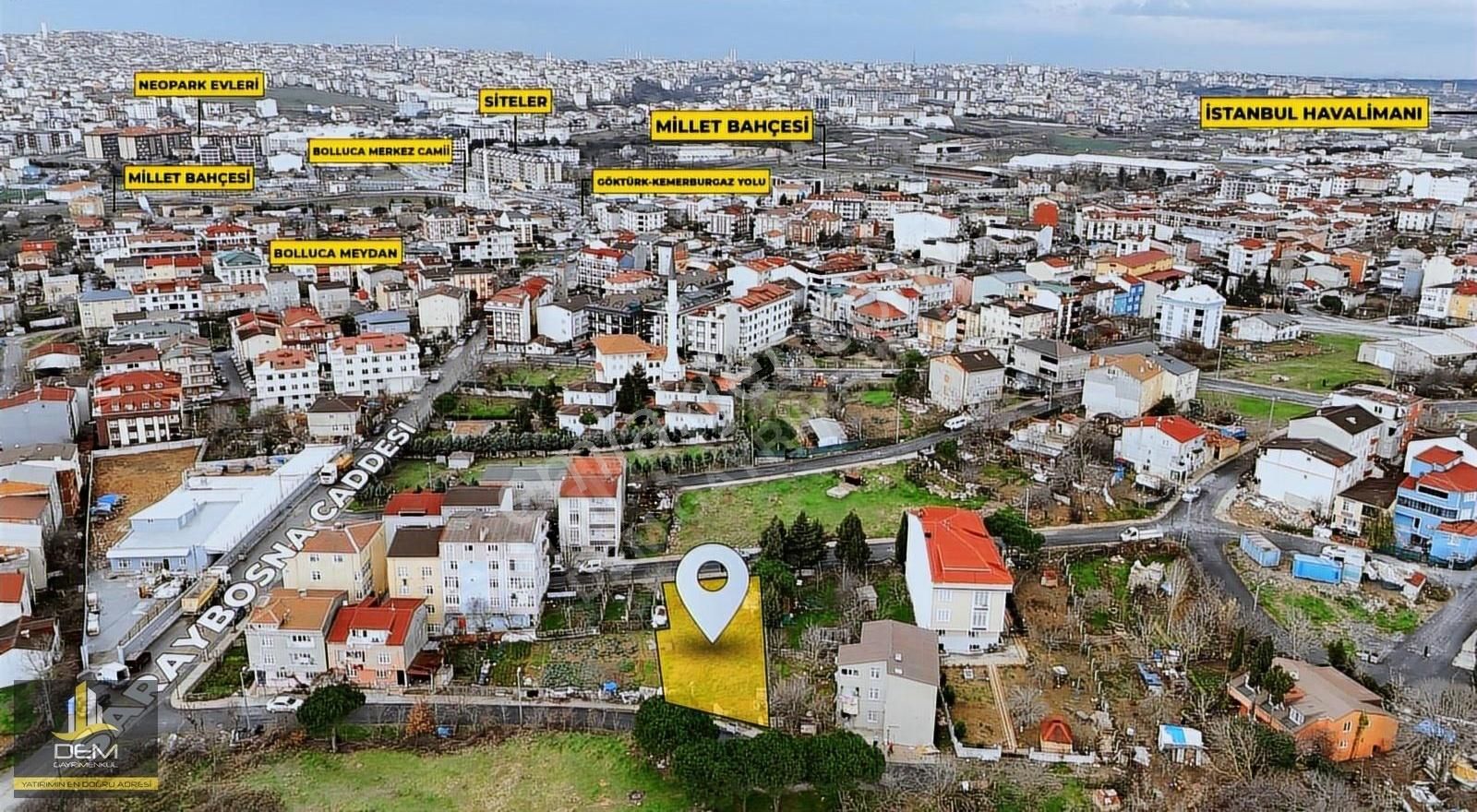 Arnavutköy Bollucada Orman Mazaralı 595m² Villalık Arsa