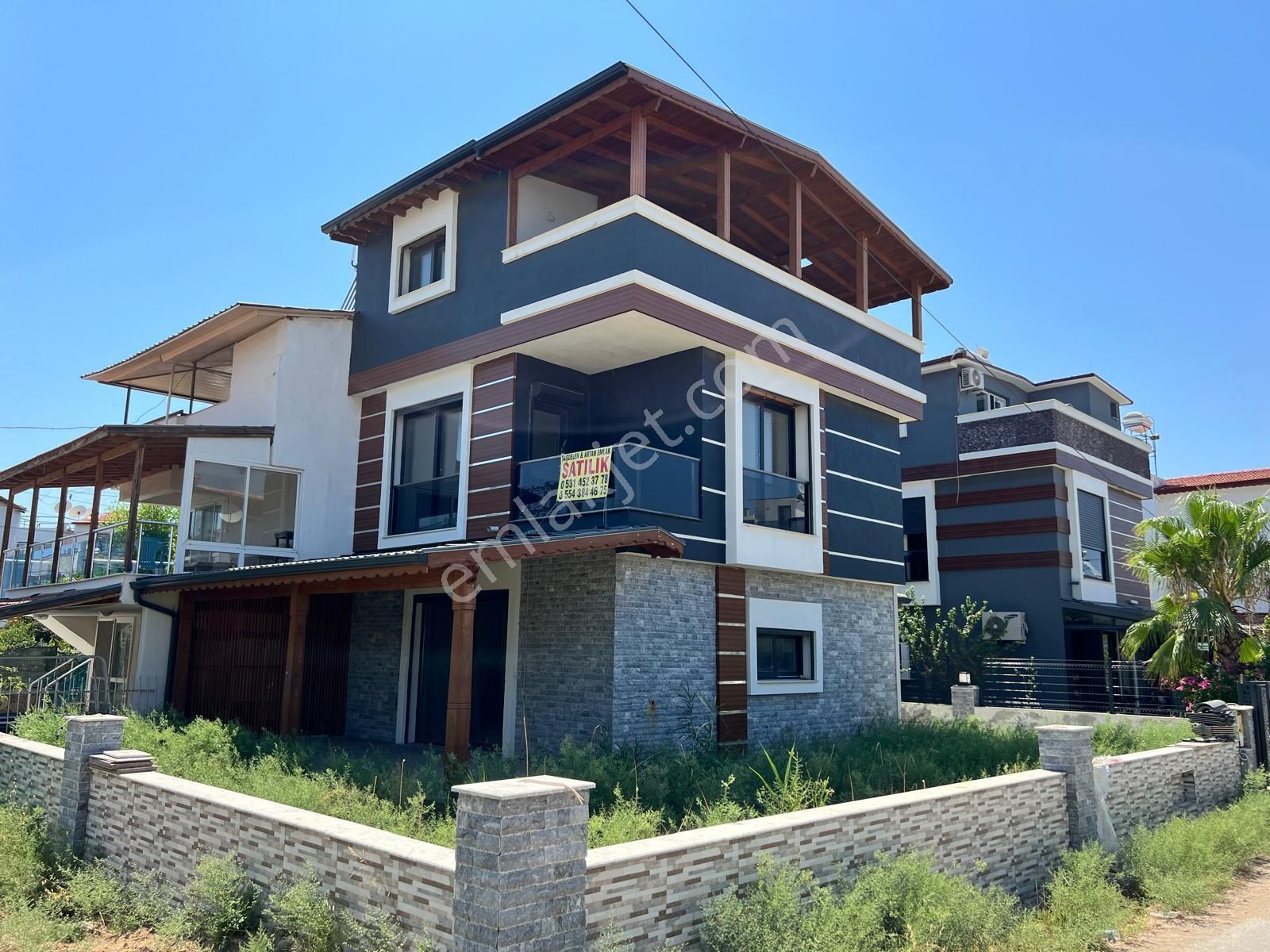 Doğanbeyde Satılık Müstakil Villa 3+1 Bahçeli Yazlık