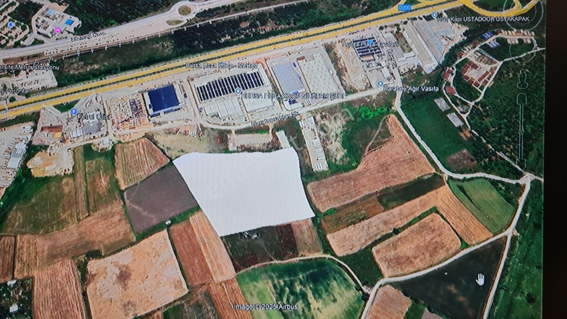 Bursa Nilüfer Ürünlüde Çok Kıymetli Satılık Hisseli Tarla - Görsel 9