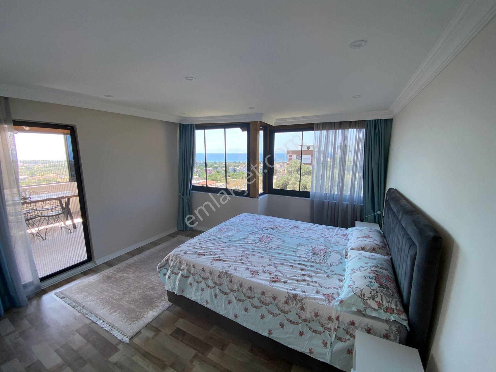 Seferihisar Doğanbey'de Satılık 3+1 Müstakil Deniz Manzaralı Havuzlu Villa - Görsel 20