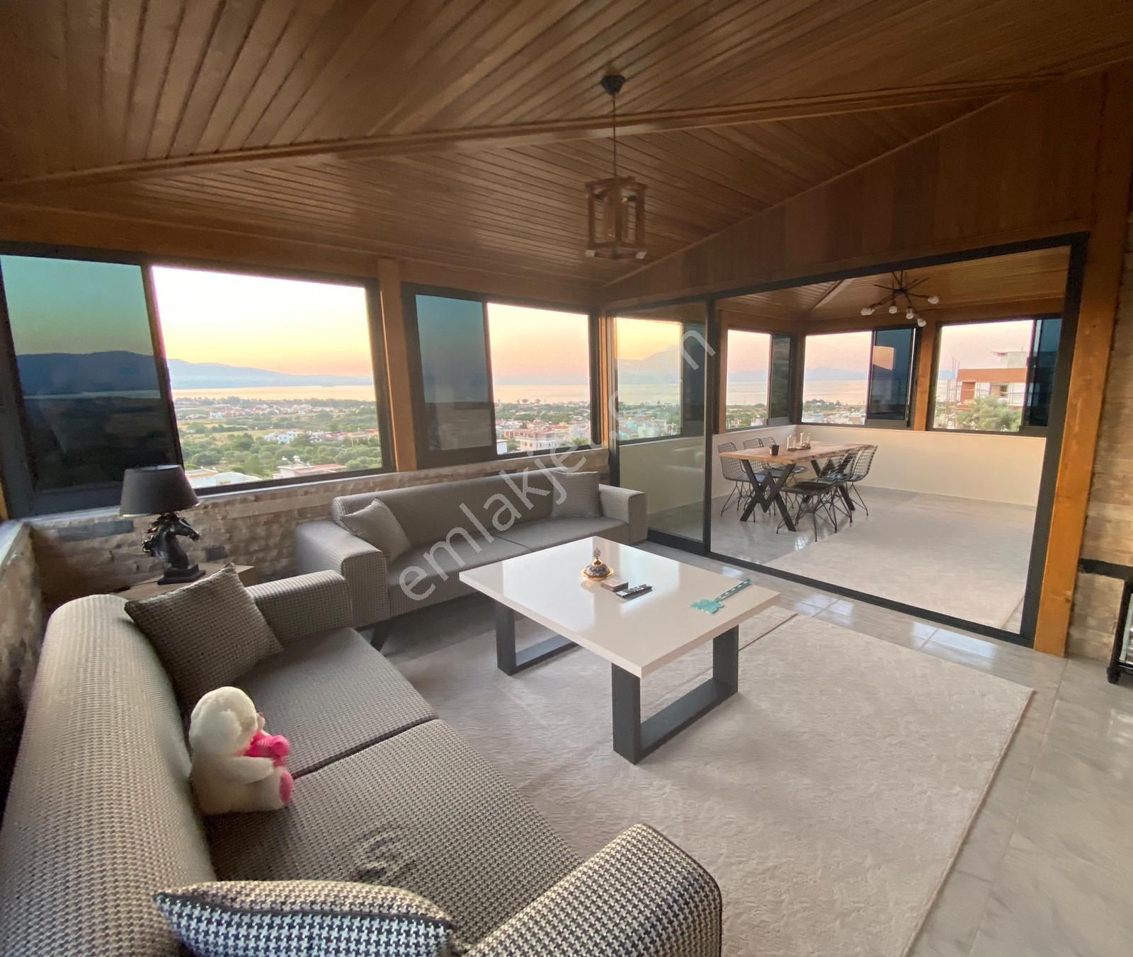 Seferihisar Doğanbey'de Satılık 3+1 Müstakil Deniz Manzaralı Havuzlu Villa - Görsel 26