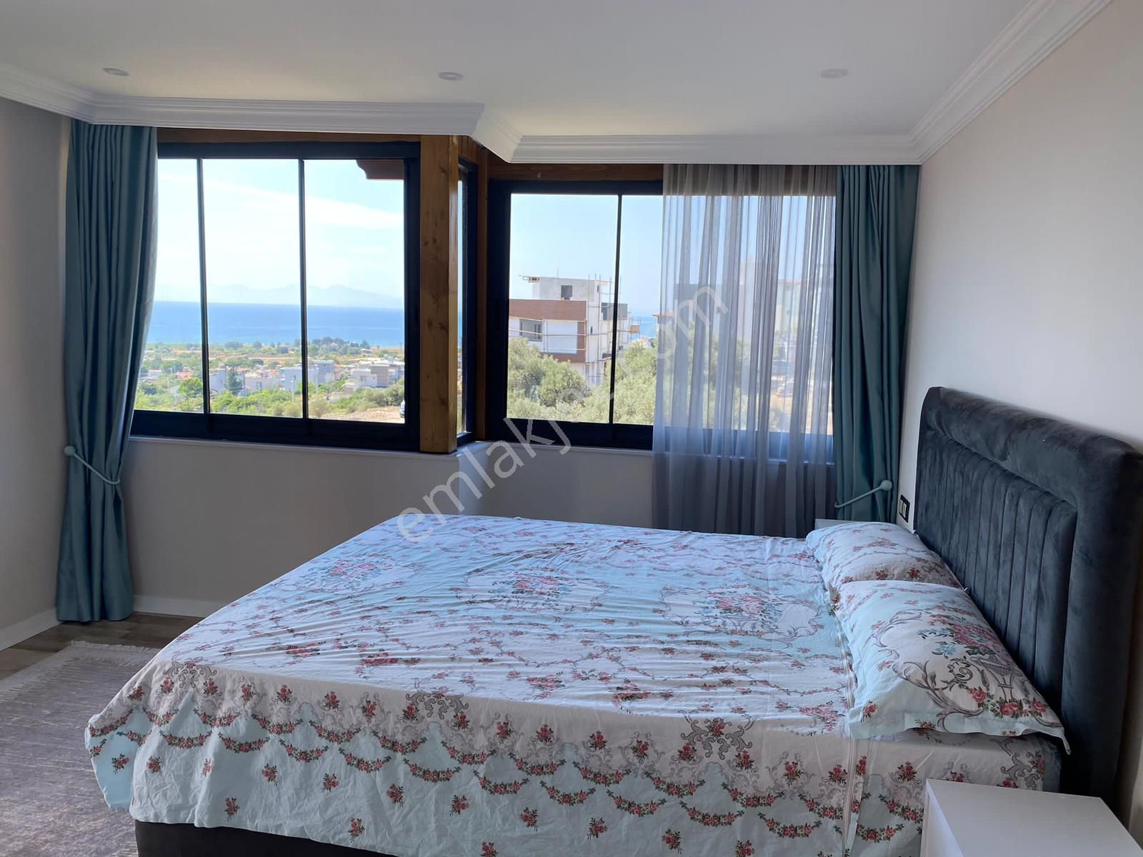 Seferihisar Doğanbey'de Satılık 3+1 Müstakil Deniz Manzaralı Havuzlu Villa - Görsel 24