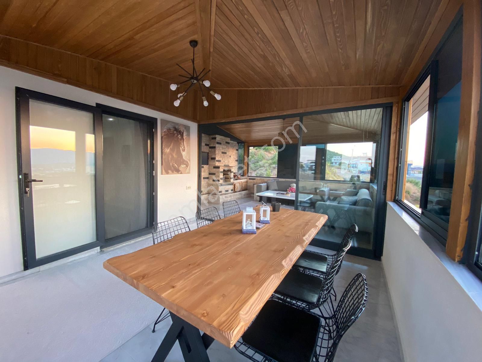 Seferihisar Doğanbey'de Satılık 3+1 Müstakil Deniz Manzaralı Havuzlu Villa - Görsel 29