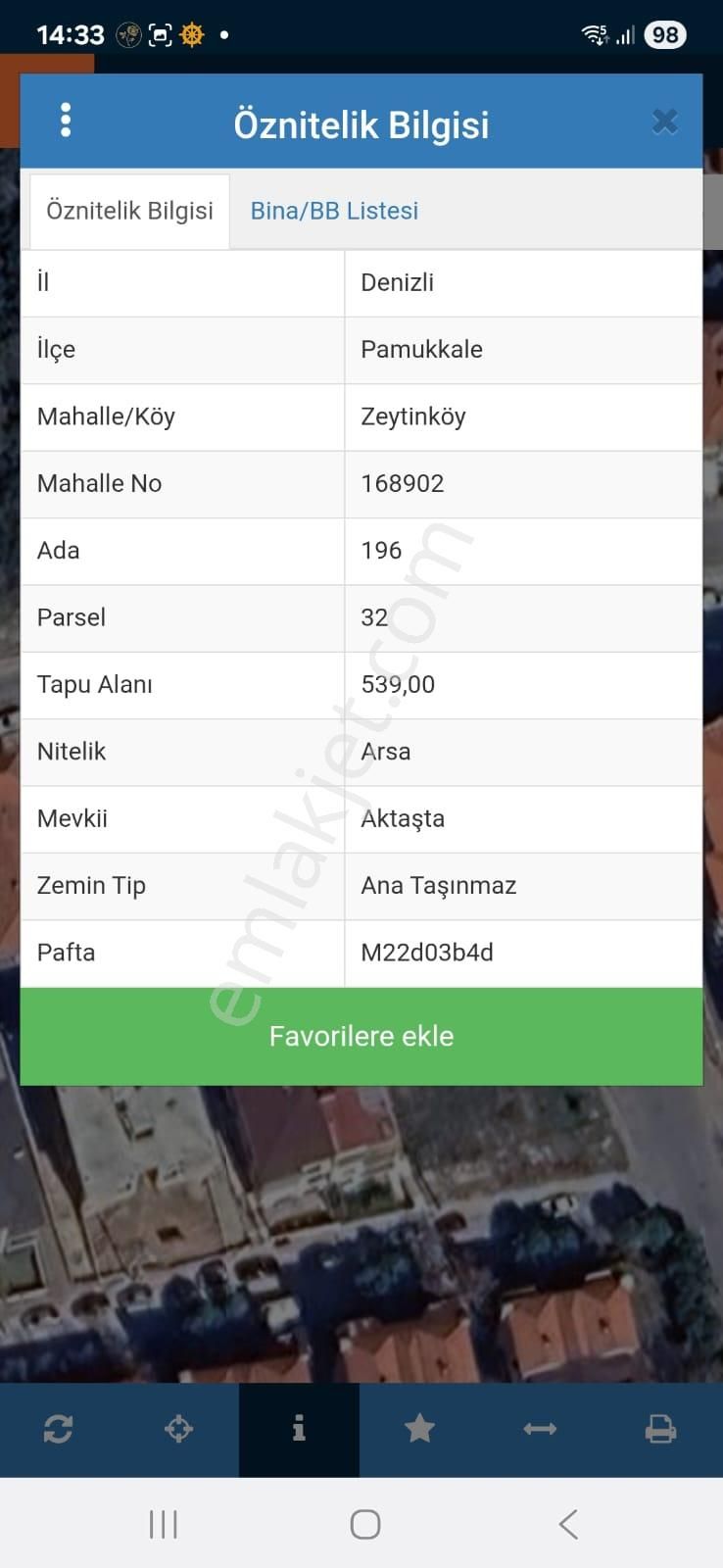 Denizli Bağbaşı Dr.necdet Durmuş Okulu Üzeri Anayol Cepeli Köşe Paesel Villalık,apartlık