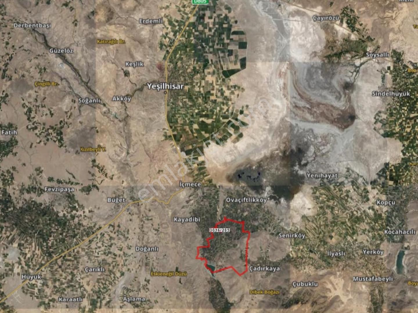 Fed Global / Yeşilhisarda 32.303 M2 Satılık Verimli Elma Bahçesi - Görsel 8