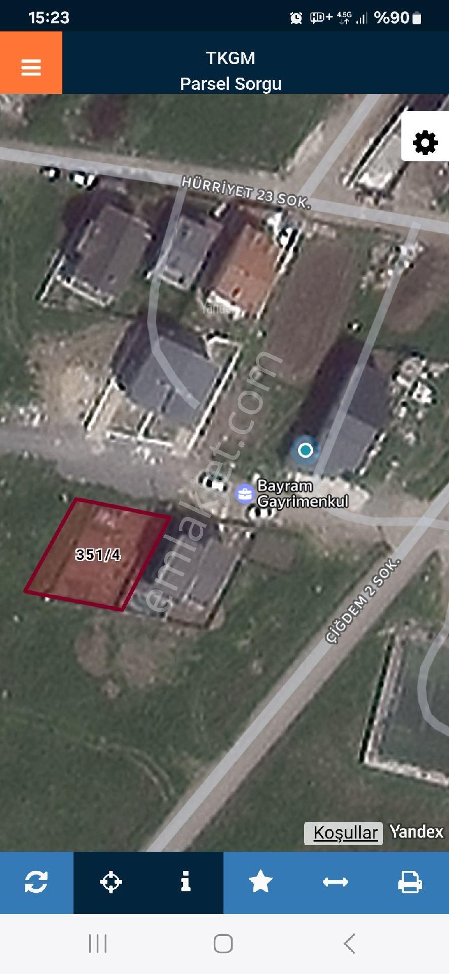 Yeniciftlik Kapaklı Pazar Yanında İkiz Villa Yapımına Uygun Arsa