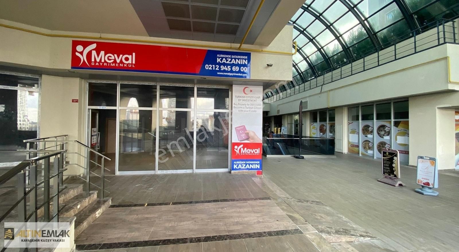 Park Mavera 1'de Satılık Üst Katta 90 M2 Köşe Dükkan