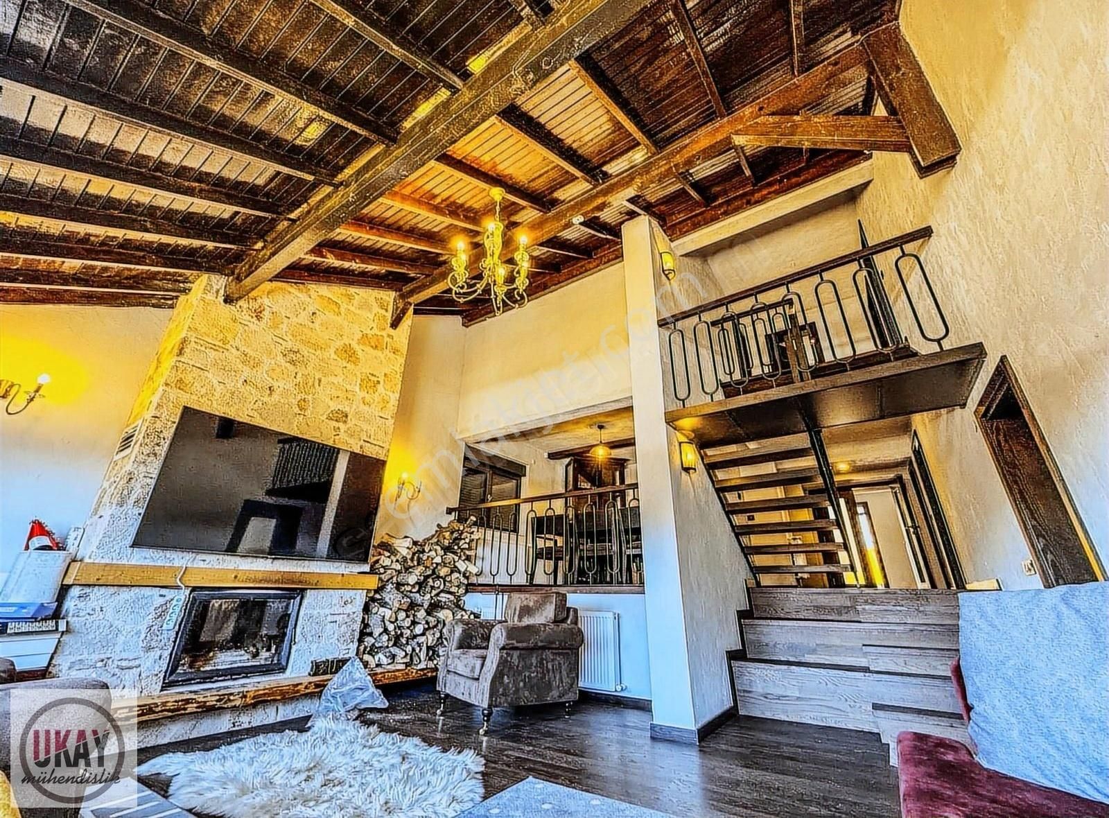 Antalyanın Gözde Kayak Merkezinde 4 Cepheye Bakan Lüks Villa! - Görsel 12