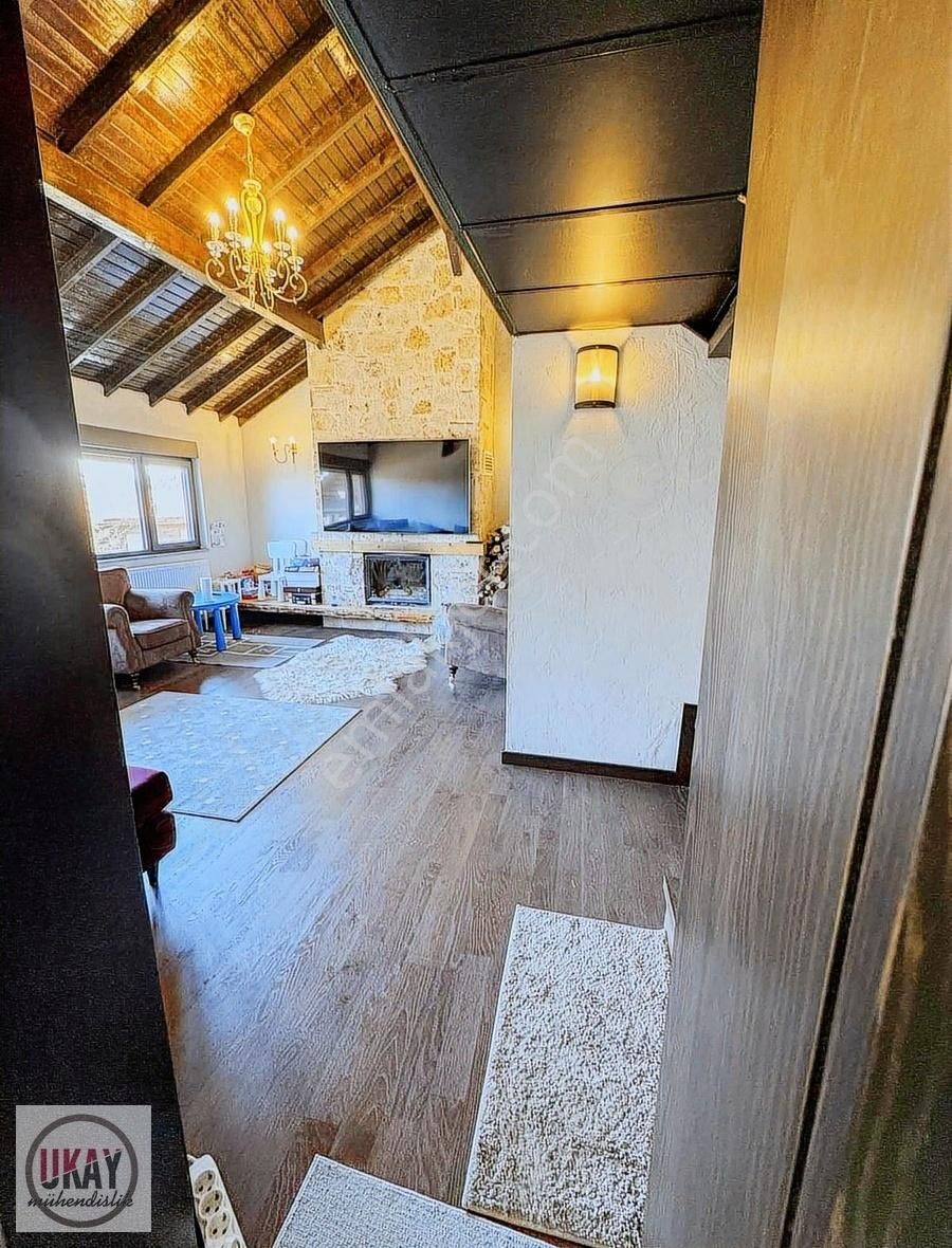 Antalyanın Gözde Kayak Merkezinde 4 Cepheye Bakan Lüks Villa! - Görsel 13