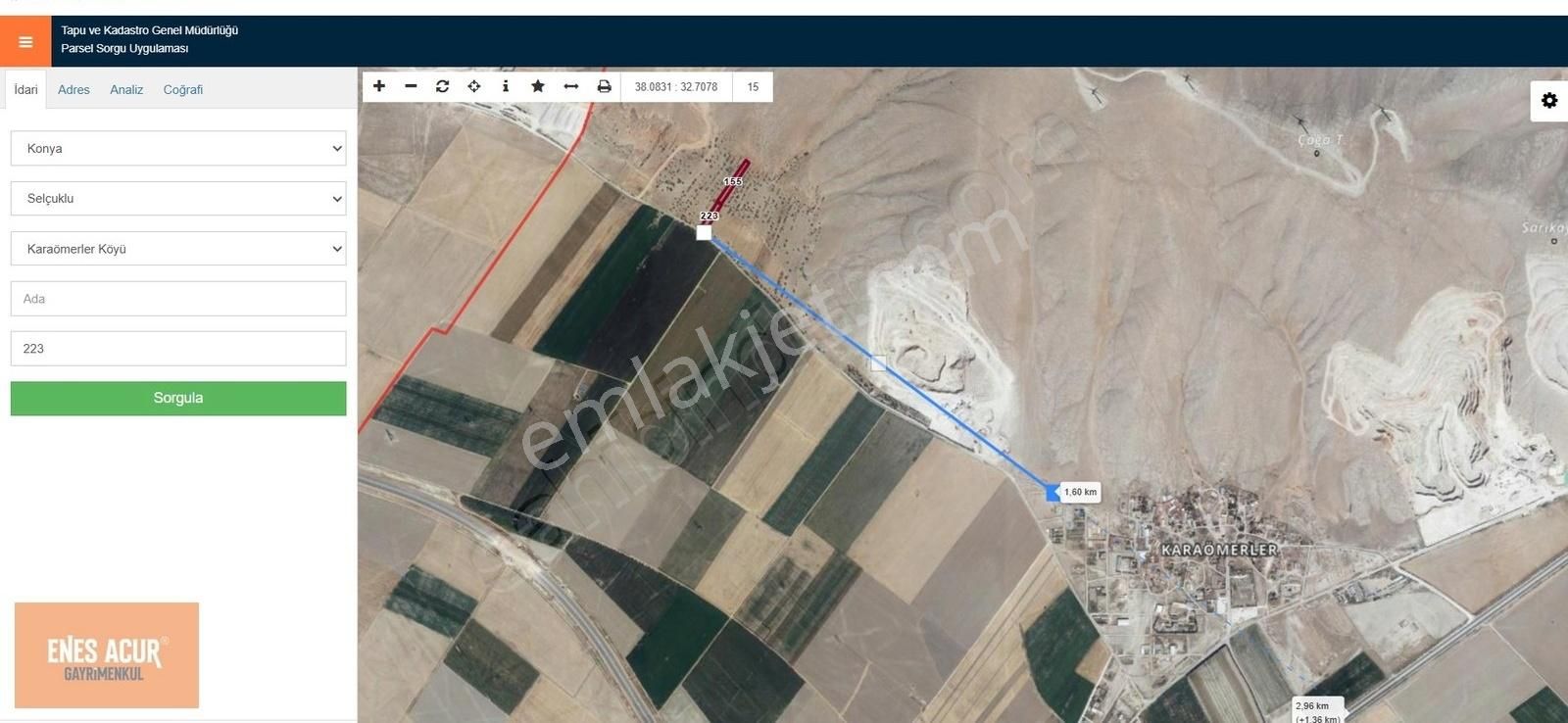 Enes Acur'dan Karaömerler De 2.700 M2 Ve 3.190 M2 Bağ - Görsel 7