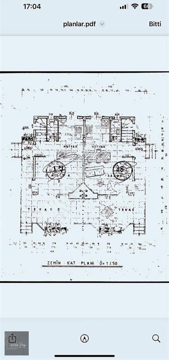 ¯\_evim Yapı _/¯ ︎ İmar İrfazlı Villa Projeli Merkezi Yerde Arsa - Görsel 2